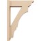 Ekena Millwork 5 1/2-in W x 16-in D x 24-in H Balboa Trad Rough Cedar Woodgrain TimberThane Outlooker, Primed Tan OUTUR055X16X24BOA04RCPR - alternate 3